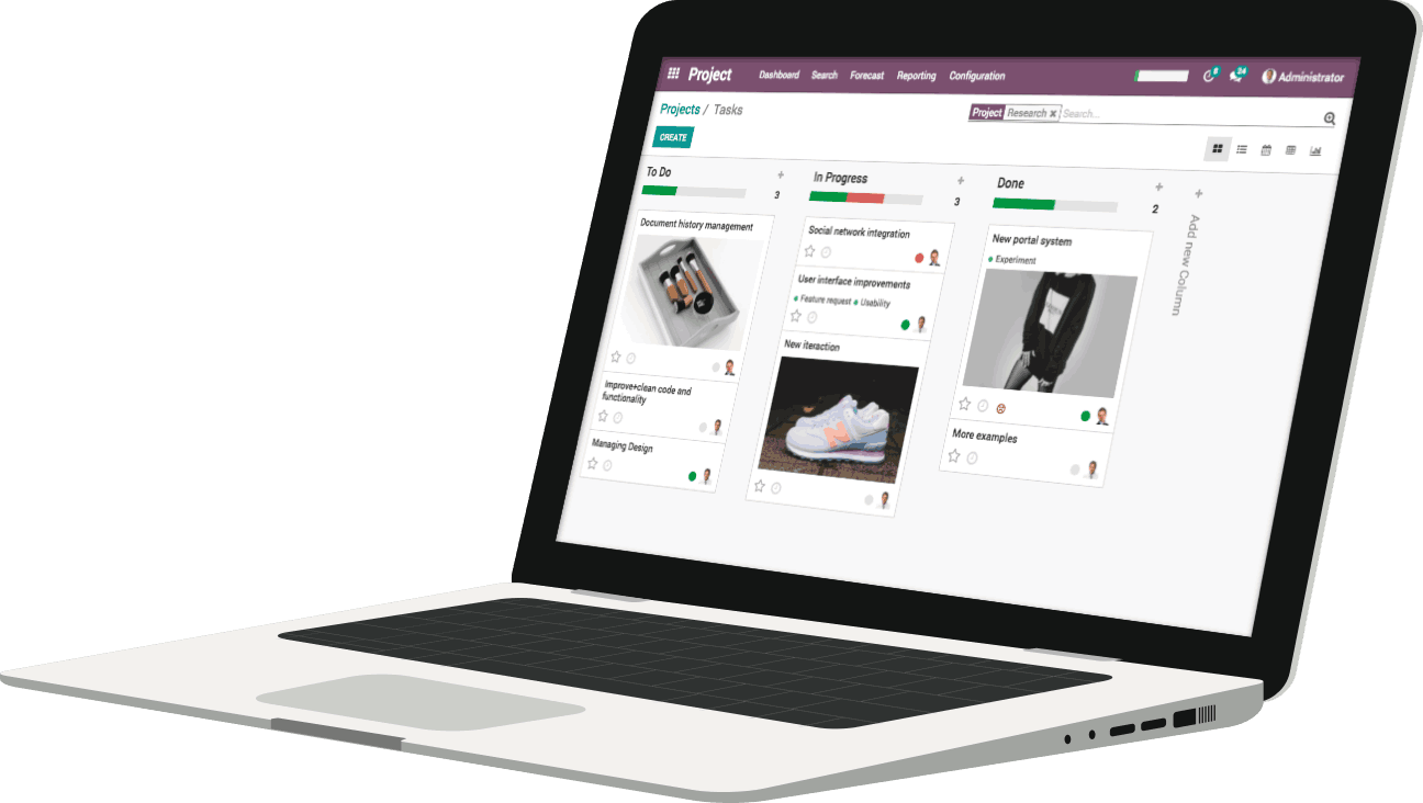 Odoo sreenshot Odoo sreenshot