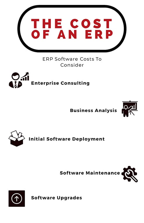 the cost of ERP for your business