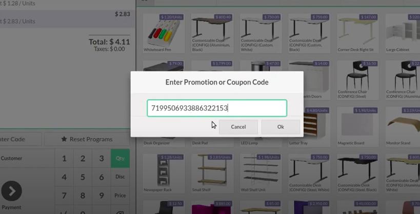 Gift cards in Odoo 15