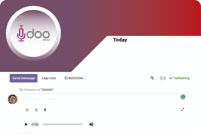 Odoo-v17-voice-message