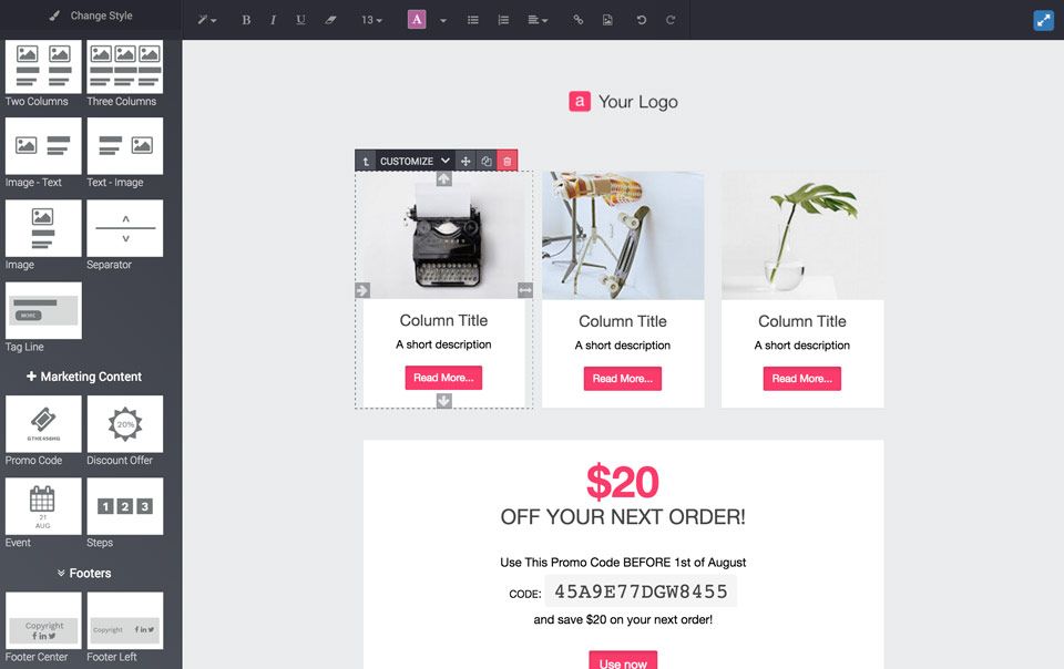 Odoo - Marketing par courriel