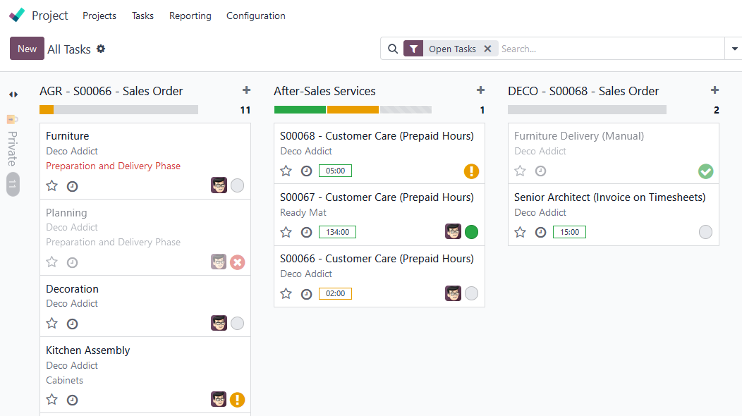 Odoo-project-management