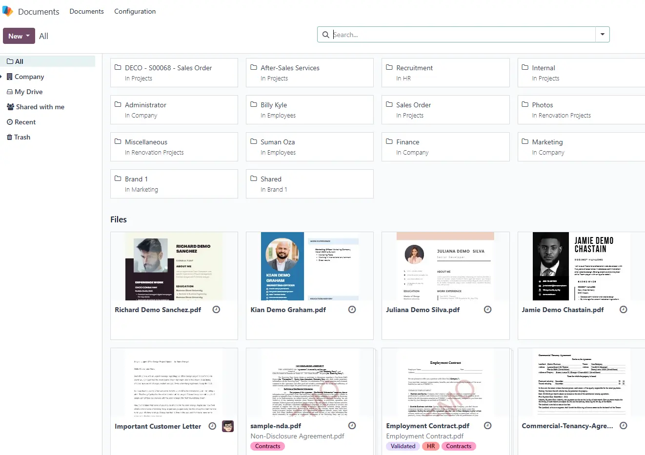 Odoo documents Odoo documents