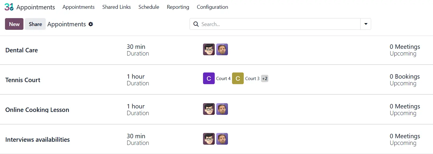 odoo-appointment-interface