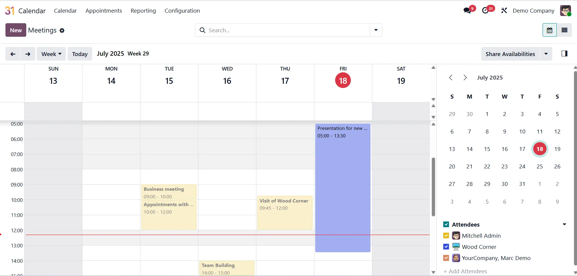 odoo-calendar odoo-calendar
