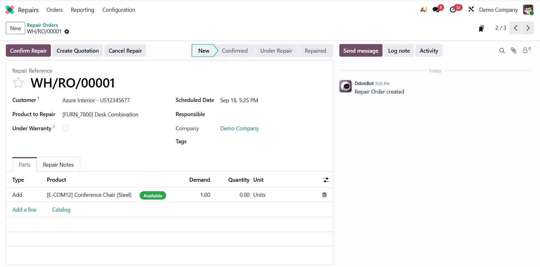 odoo-repair