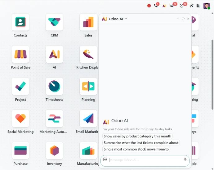 Odoo-20-AI-agents-AI-works-on-data